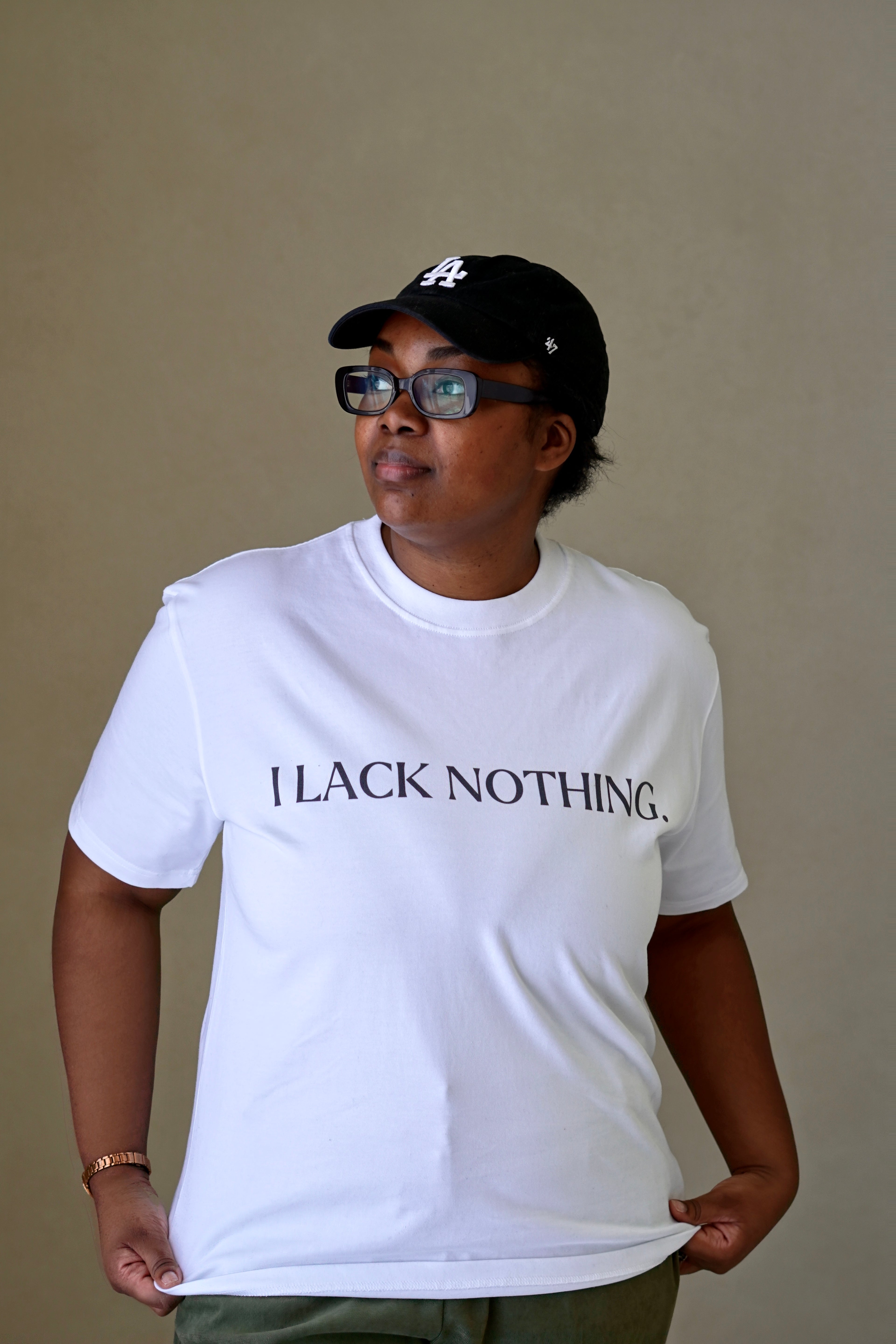 I Lack Nothing Cotton Tee